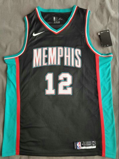 NBA 12 Morant Grizzlies 20-21 Maillot noir